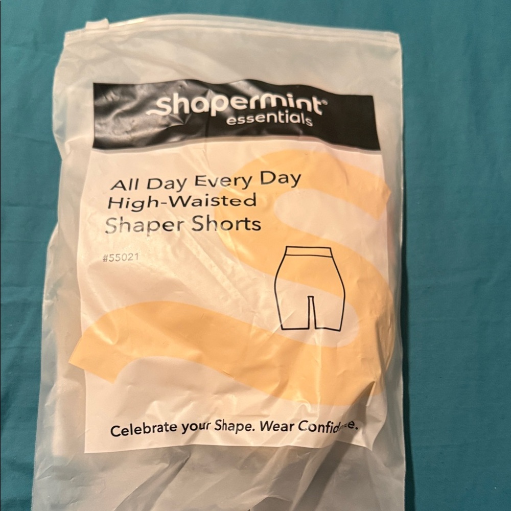 Shapermint Essentials High-Waisted Shaper Shorts - Tan